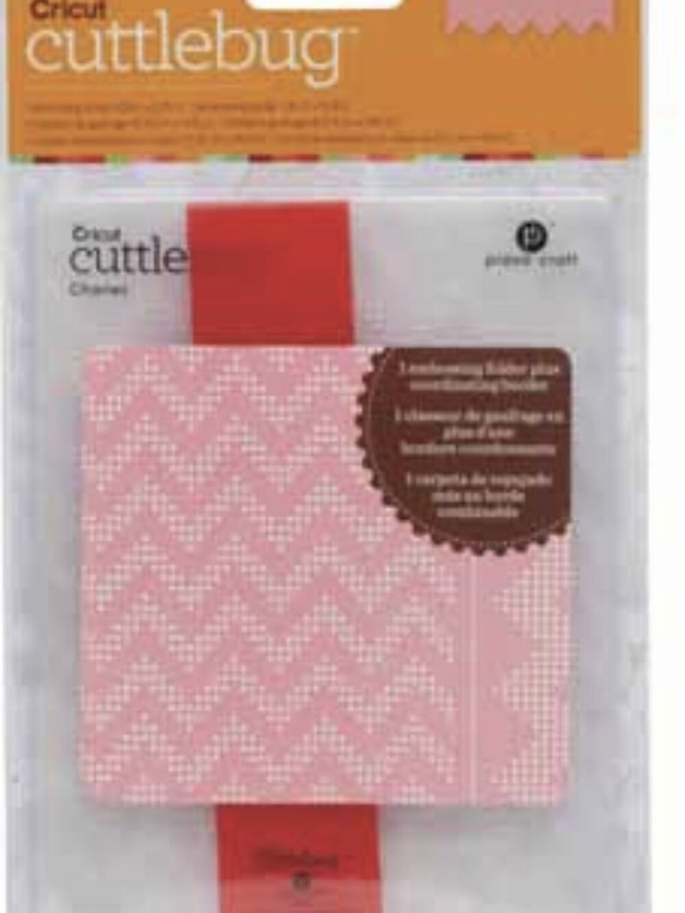 Charles (Chevron) - New Cuttlebug A2 Embossing Folder/Border Set of 2